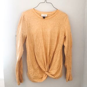 Front Knot Long Sleeve